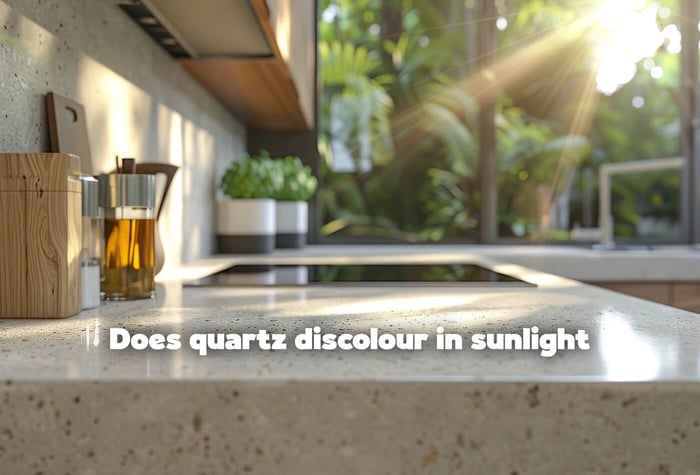 Does quartz discolour in sunlight