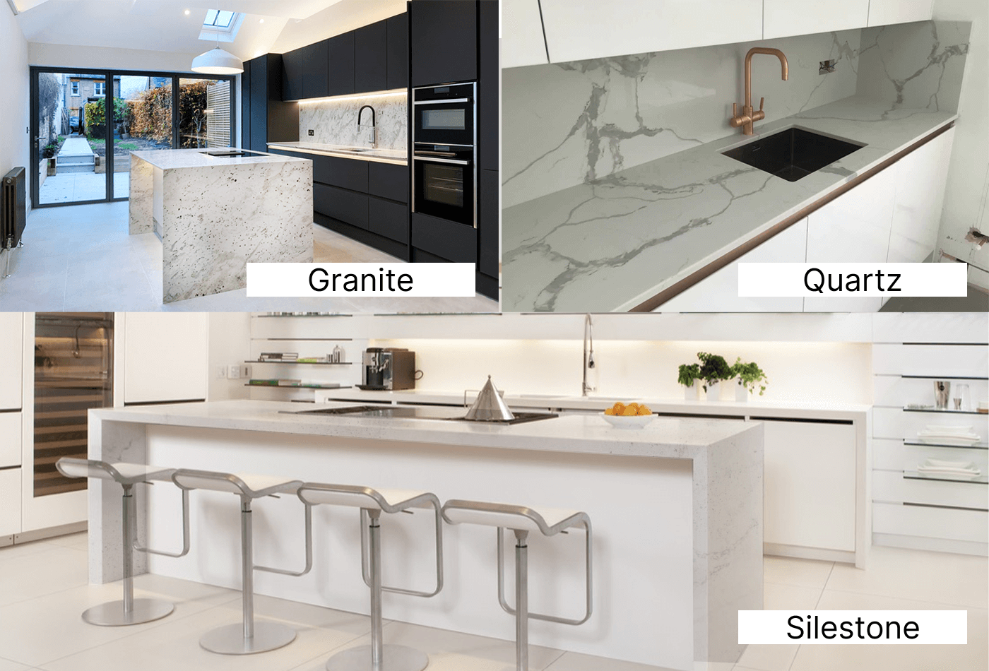More Choices of Kitchen Worktop | Granite, Quartz, Silestone & More