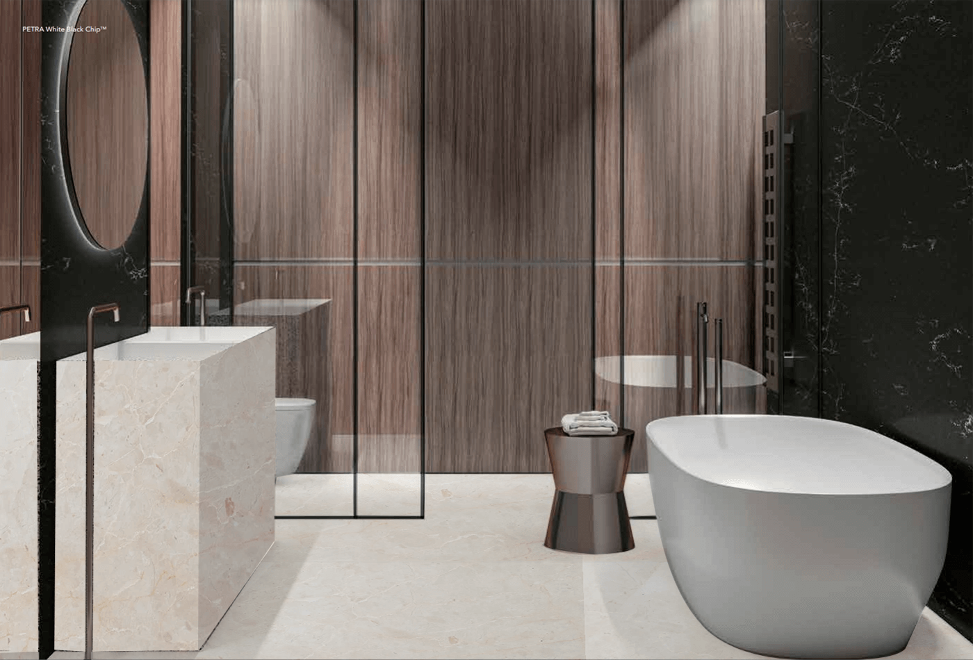 Use Big Sized Tiles for Bathrooms